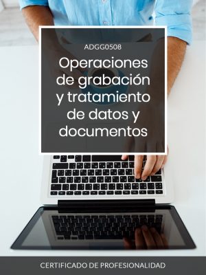Manuales Certificado de profesionalidad ADGG0508. Editorial CPD